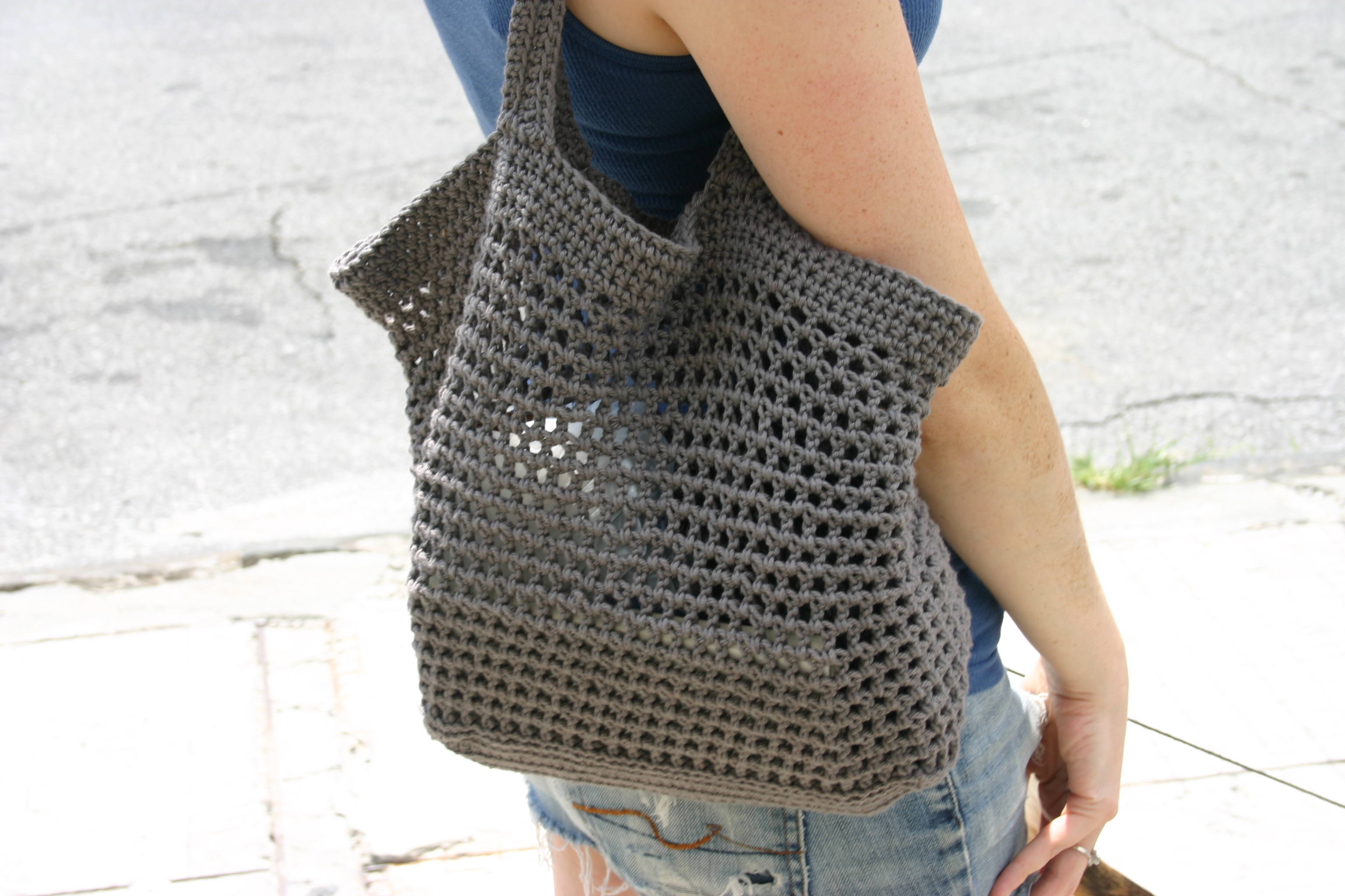 Updated Market Bag - A Free Crochet Pattern